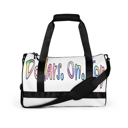 Dollars. On. Top All-Over Print Gym Bag