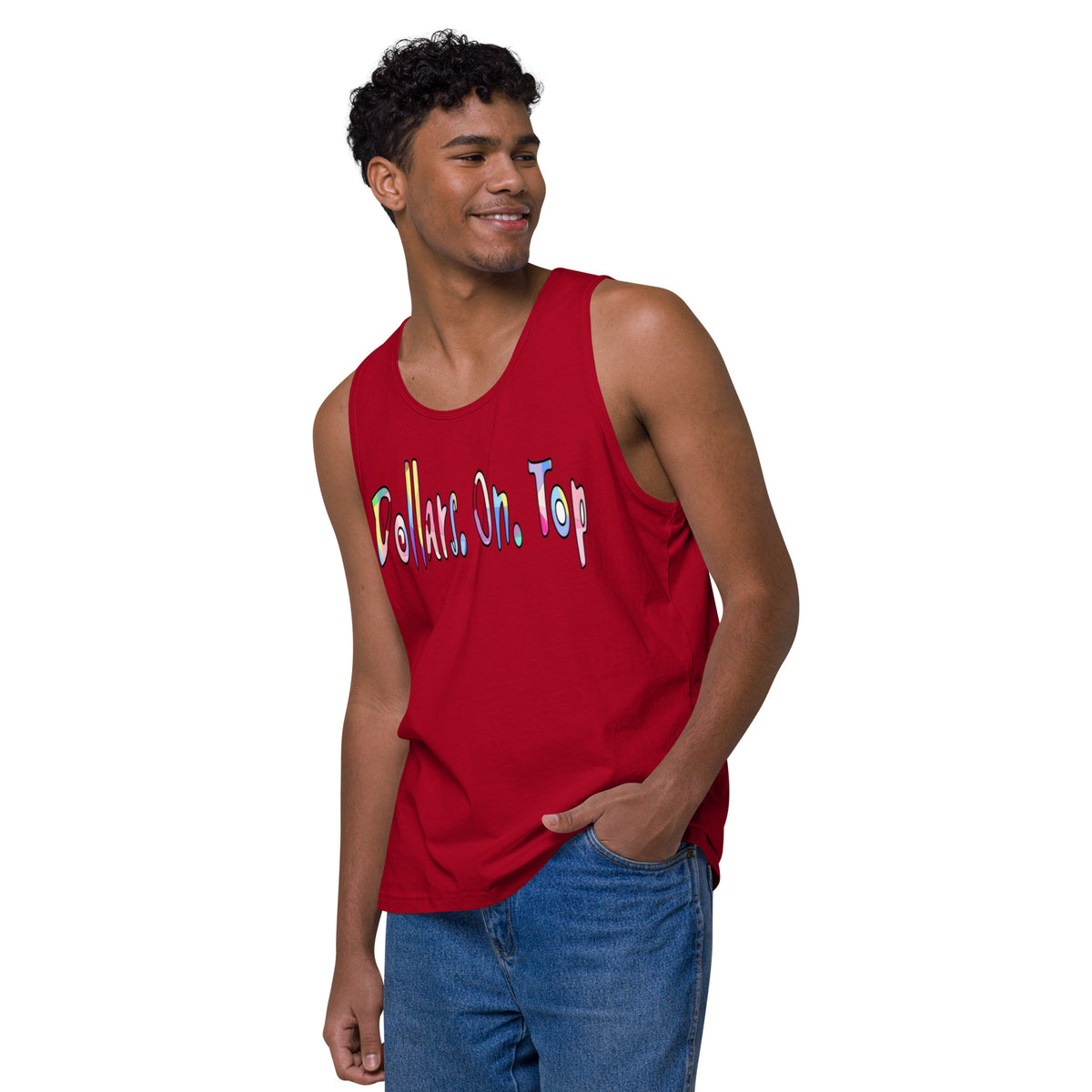 Dollars. On. Top Men’s Premium Tank Top